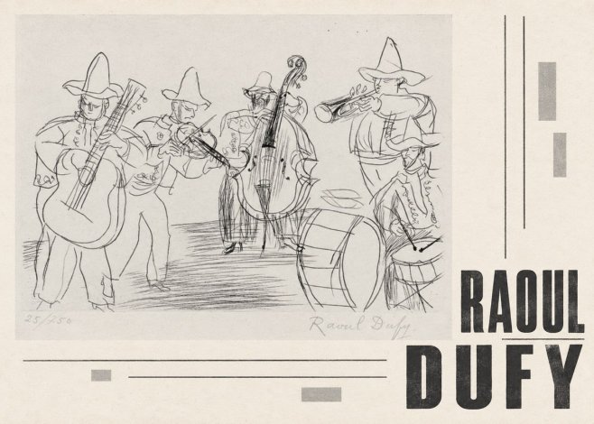 Raoul Dufy Musicians No5 - Poszter
