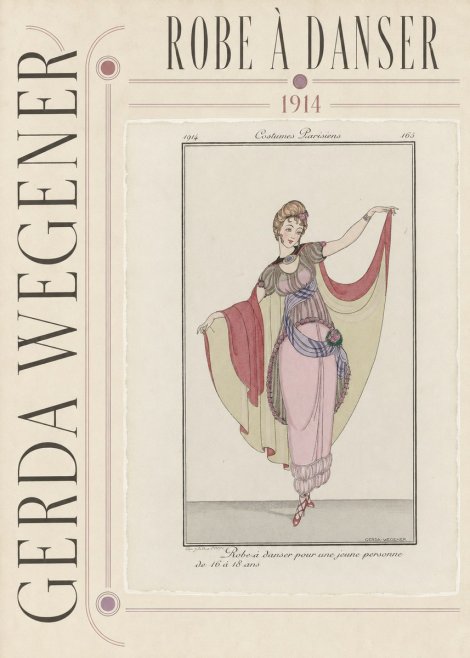 Gerda Wegener Robe À Danser No3 - Poszter