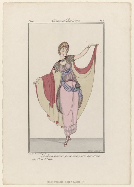 Gerda Wegener Robe À Danser No6 - Poszter
