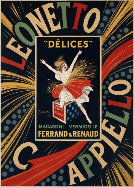 Leonetto Cappiello Délices II No5 - Poszter