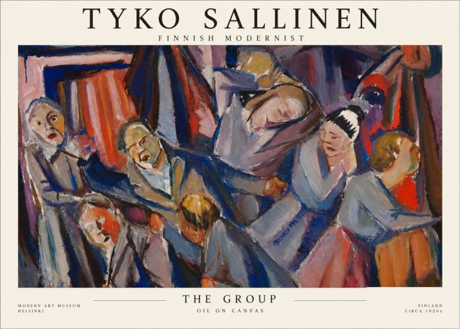 Tyko Sallinen The Group No1 - Poszter