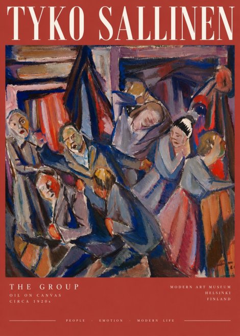Tyko Sallinen The Group No2 - Poszter