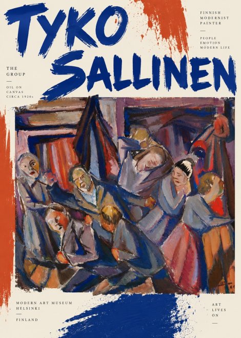 Tyko Sallinen The Group No3 - Poszter
