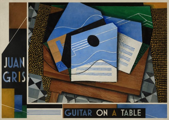 Juan Gris Guitar on a Table No2 - Poszter