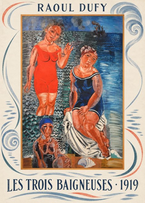 Raoul Dufy Les Trois Baigneuses No6 - Poszter
