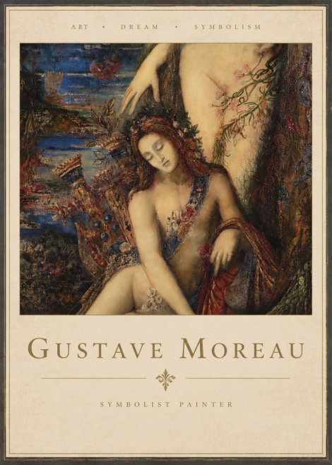 Gustave Moreau Symbolist Painting No3 - Poszter