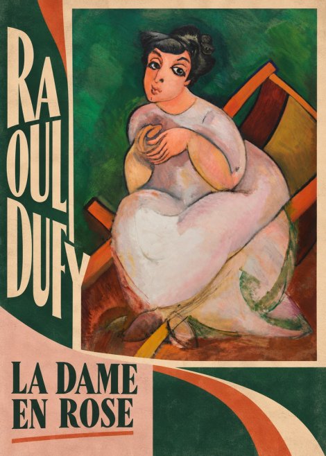 Raoul Dufy La Dame En Rose No2 - Poszter