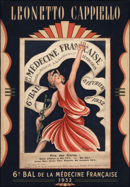 Leonetto Cappiello 6E Bal De La Médecine Française - 1932 No6 - Poszter