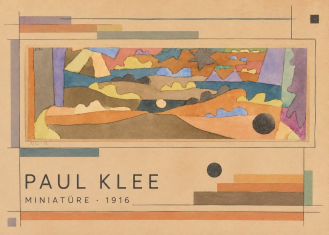 Paul Klee Miniatüre · 1916 No2 - Poszter