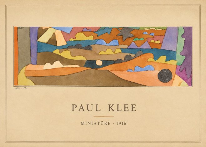 Paul Klee Miniatüre · 1916 No4 - Poszter