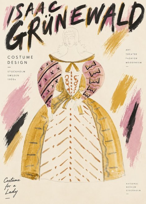 Isaac Grünewald Costume Design XII No3 - Poszter