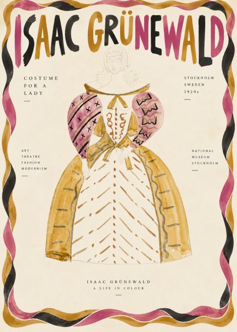 Isaac Grünewald Costume Design XII No5 - Poszter