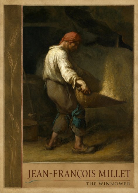 Jean-François Millet The Winnower No2 - Poszter