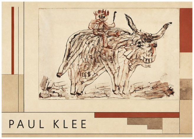 Paul Klee Bear Rider No4 - Poszter