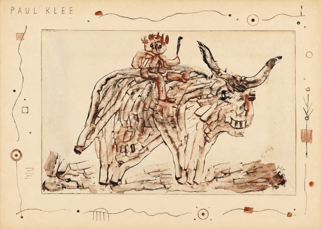 Paul Klee Bear Rider No5 - Poszter