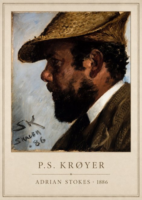 P.S. Krøyer Adrian Stokes No6 - Poszter