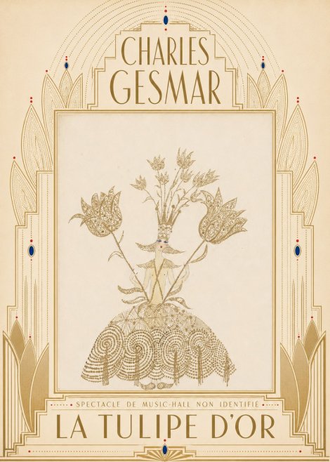 Charles Gesmar La Tulipe D'or No5 - Poszter