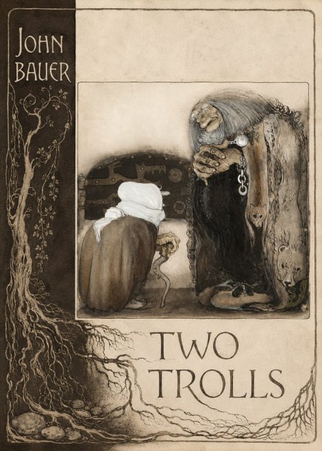 John Bauer Two Trolls No2 - Poszter
