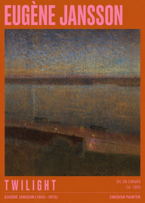 Eugène Jansson Twilight No2 - Poszter
