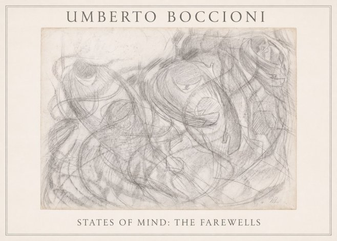 Umberto Boccioni States of Mind: the Farewells No3 - Poszter