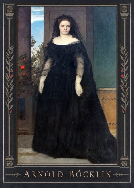 Arnold Böcklin Portrait of Mrs. Böcklin No1 - Poszter