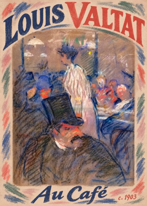 Louis Valtat Au Café No3 - Poszter