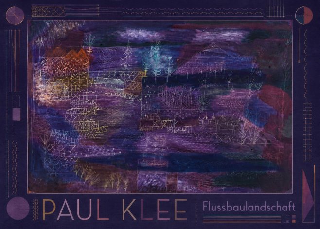 Paul Klee Flussbaulandschaft No1 - Poszter