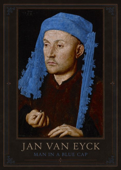 Jan van Eyck Man in a Blue Cap I No1 - Poszter