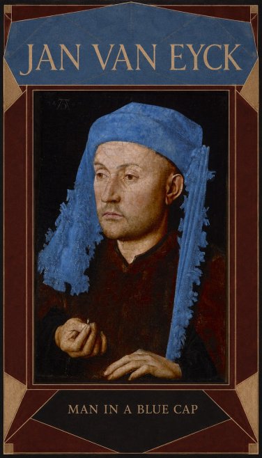 Jan van Eyck Man in a Blue Cap I No6 - Poszter