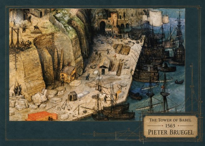 Pieter Bruegel The Tower of Babel XVIII No3 - Poszter