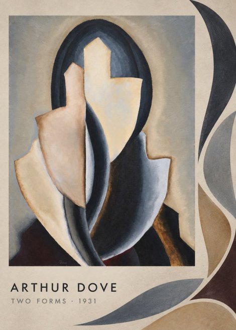 Arthur Dove Two Forms No3 - Poszter