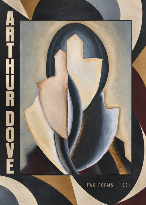 Arthur Dove Two Forms No5 - Poszter