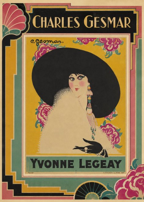 Charles Gesmar Yvonne Legeay No1 - Poszter