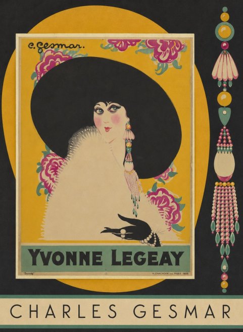 Charles Gesmar Yvonne Legeay No5 - Poszter