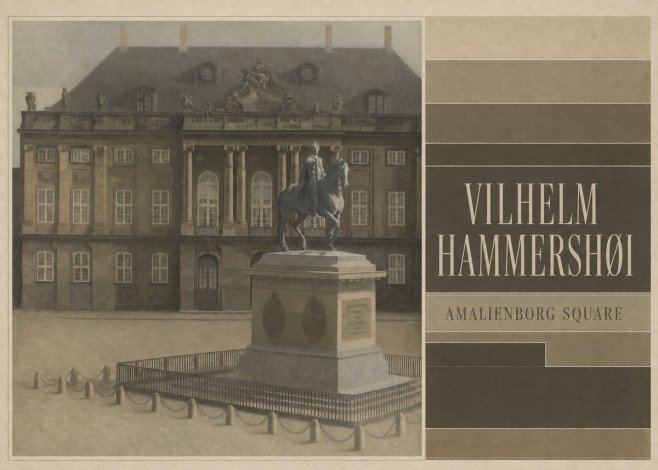Vilhelm Hammershøi Amalienborg Square II No4 - Poszter