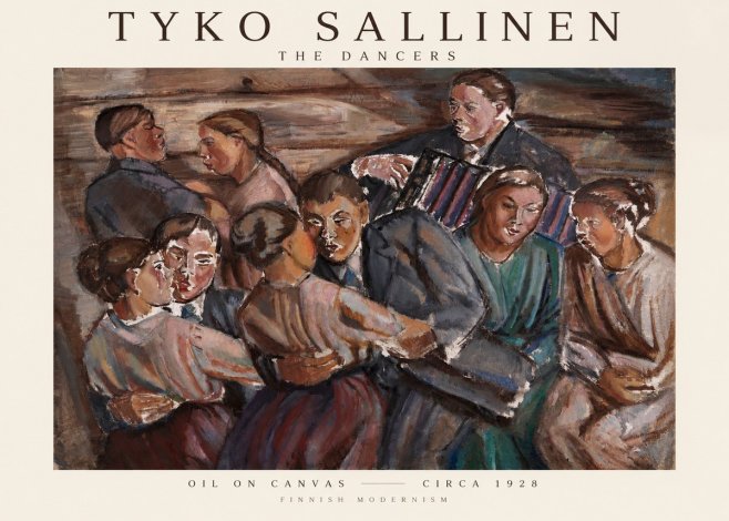 Tyko Sallinen The Dancers No1 - Poszter