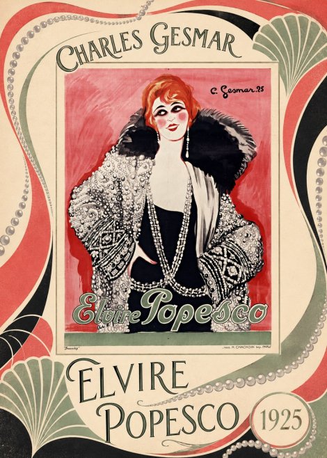 Charles Gesmar Elvire Popesco II No3 - Poszter