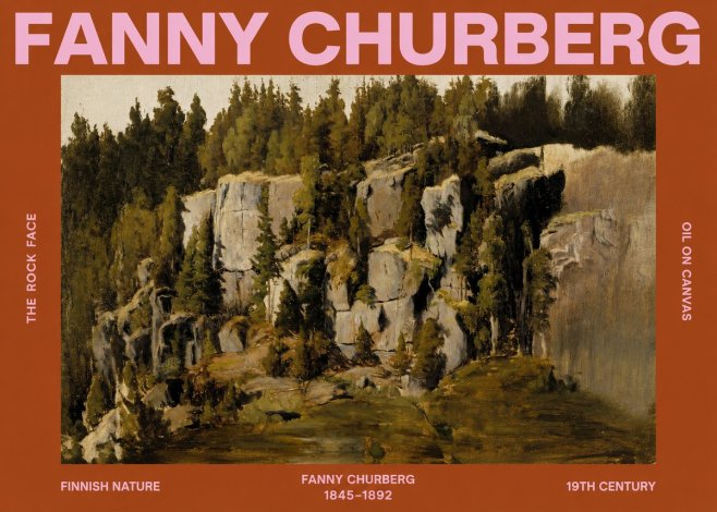 Fanny Churberg The Rock Face No2 - Poszter