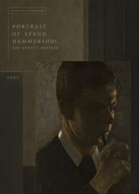 Vilhelm Hammershøi Portrait of Svend Hammershøi, the Artist's Brother No5 - Poszter