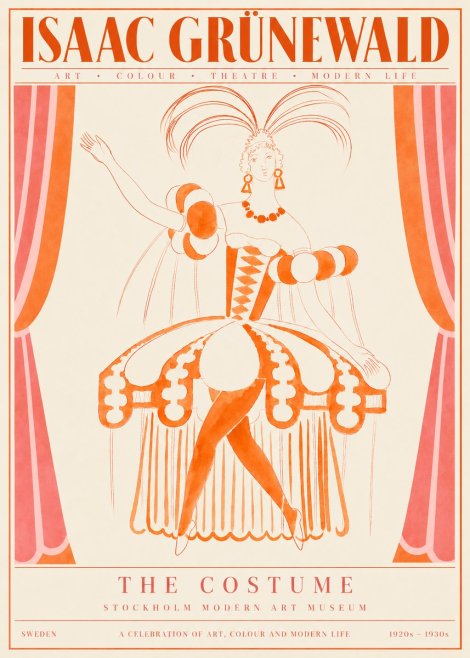 Isaac Grünewald The Costume II No4 - Poszter