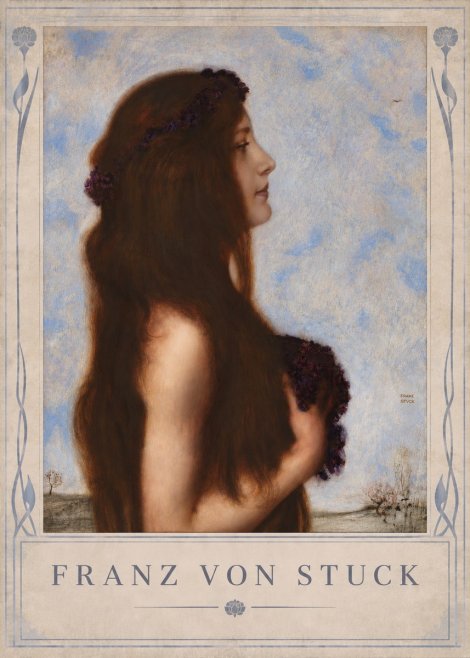Franz von Stuck Frühlingsreigen No4 - Poszter