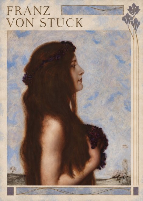 Franz von Stuck Frühlingsreigen No6 - Poszter