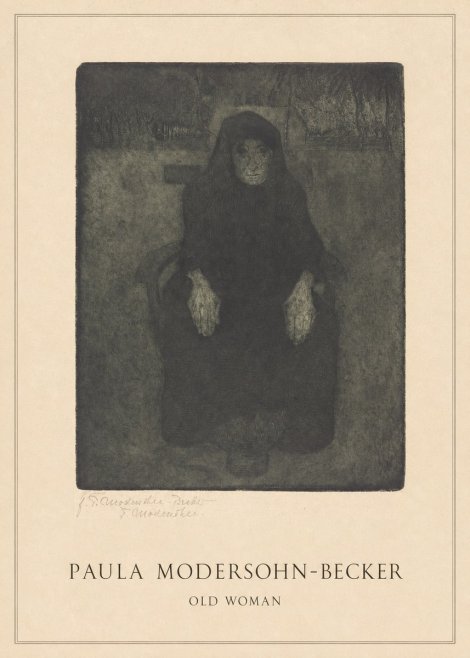 Paula Modersohn-Becker Old Woman No4 - Poszter