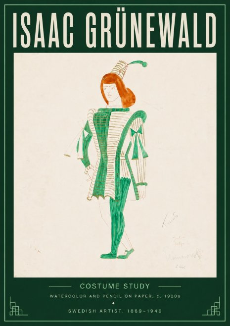 Isaac Grünewald The Harlequin No5 - Poszter
