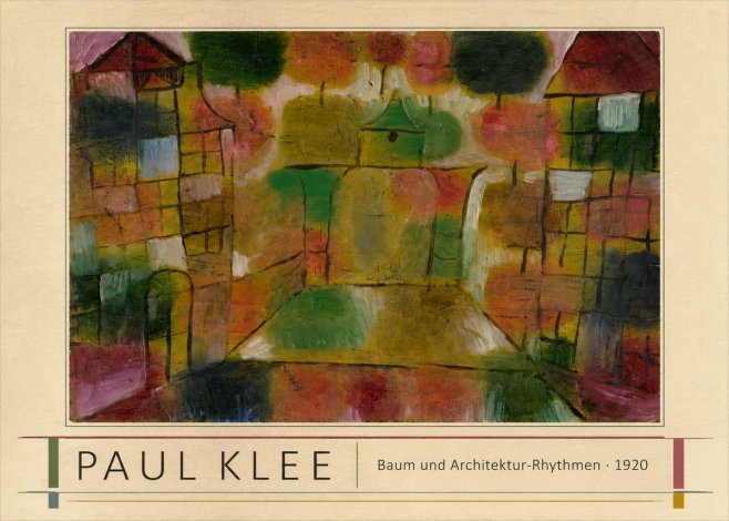 Paul Klee Baum Und Architektur-rhythmen No1 - Poszter