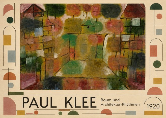 Paul Klee Baum Und Architektur-rhythmen No5 - Poszter