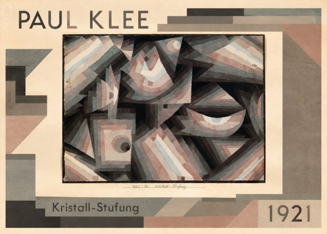 Paul Klee Kristall-stufung I No1 - Poszter