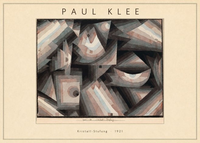 Paul Klee Kristall-stufung I No4 - Poszter