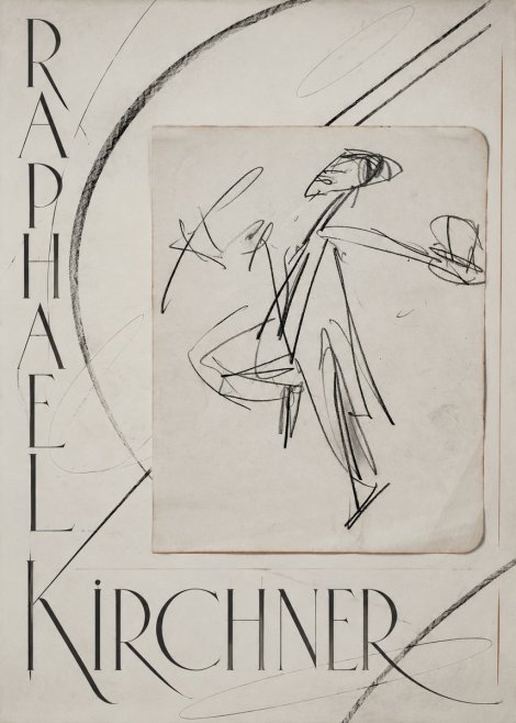 Raphael Kirchner Dynamic Dancer Sketch No5 - Poszter