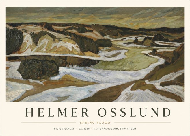 Helmer Osslund Spring Flood No1 - Poszter